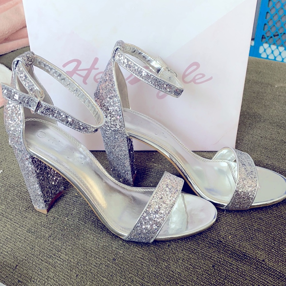 Silver heels